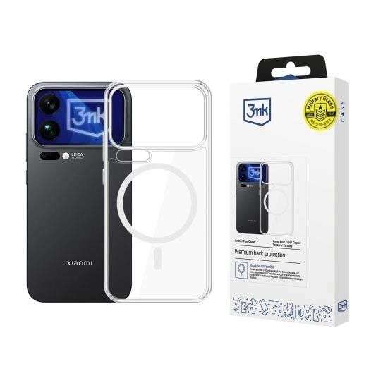 3mk Armor Magcase case for Xiaomi 17 Pro Max Clear
