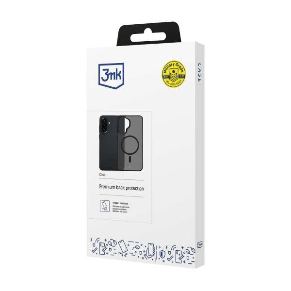 3mk MagCase for Samsung Galaxy A57 Smoke Gray