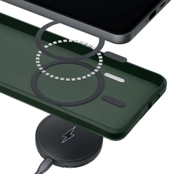 3mk MagCase for Samsung Galaxy S26 Ultra Smoke Green