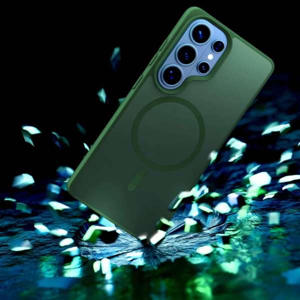 3mk MagCase for Samsung Galaxy S26 Ultra Smoke Green