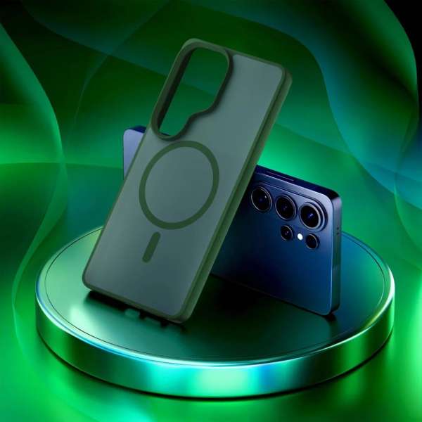 3mk MagCase for Samsung Galaxy S26 Ultra Smoke Green