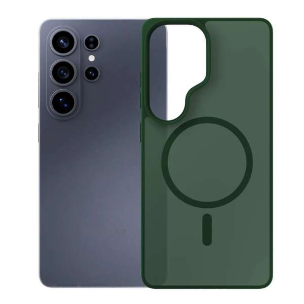 3mk MagCase for Samsung Galaxy S26 Ultra Smoke Green