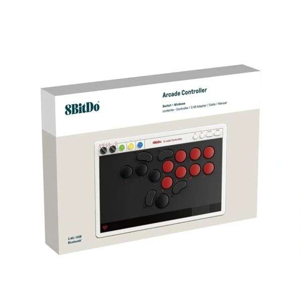 8BitDo Arcade Stick All Button Wireless Gamepad Black