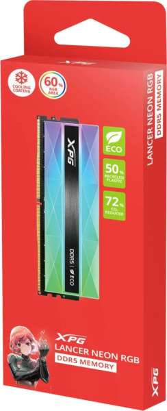 A-Data 16GB DDR5 6400MHz Lancer Neon RGB
