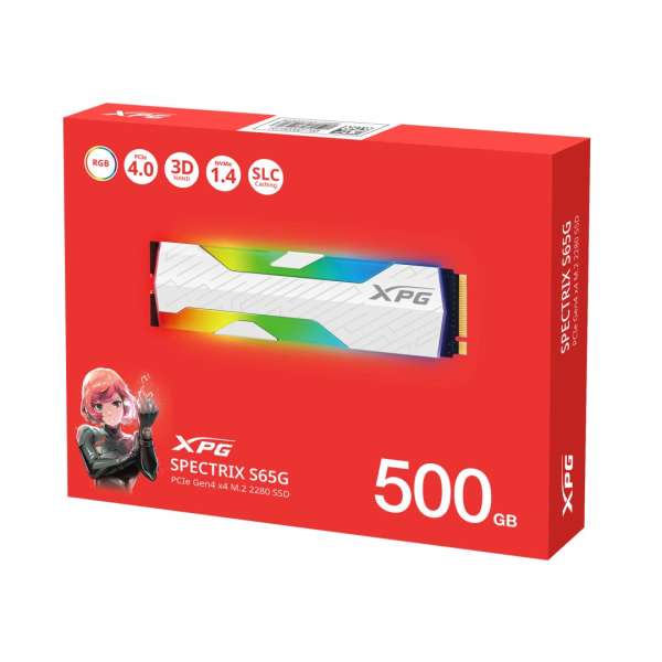 A-Data 500GB M.2 2280 NVMe Spectrix S65G