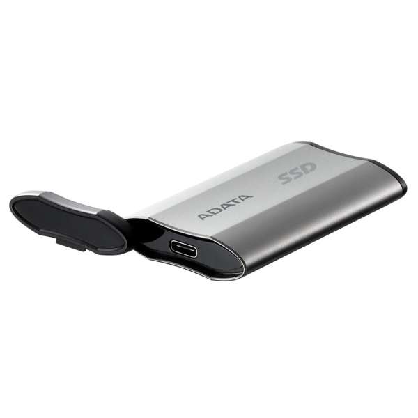 A-Data 500GB USB3.2 Type-C SD810 Silver Grey