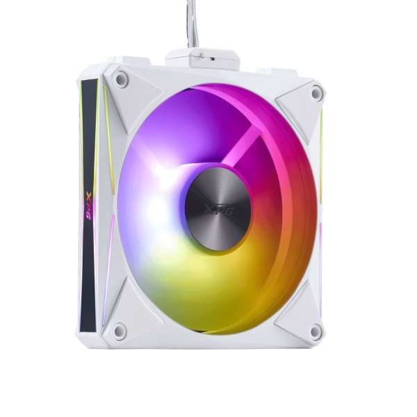 A-Data HURRICANE MAG 120 ARGB PWM Magnetic Fan White (4-pack)