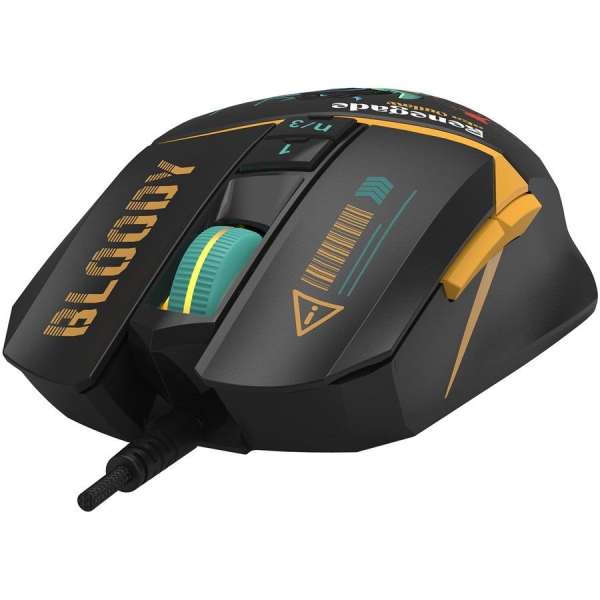 A4-Tech Bloody W63 Max Renegade Midnight RGB Gaming mouse Black