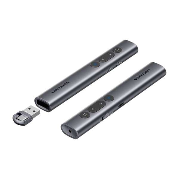 Vention Pointer & Prezenter Wireless Presenter Green Laser Gray