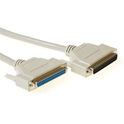 ACT 37 pin D-sub male - 37 pin D-sub female cable 1m White