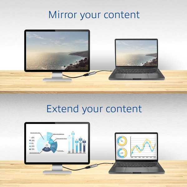 ACT AC7030 USB-C to DisplayPort 4K Silver