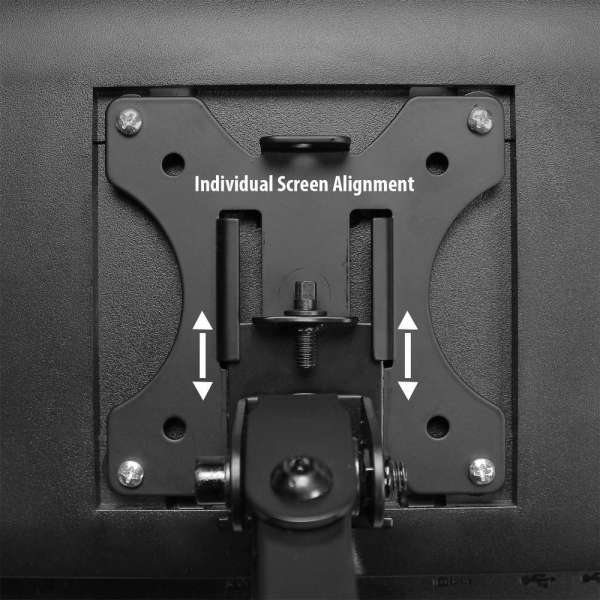 ACT AC8301 Single Monitor Arm 10"-35" Black