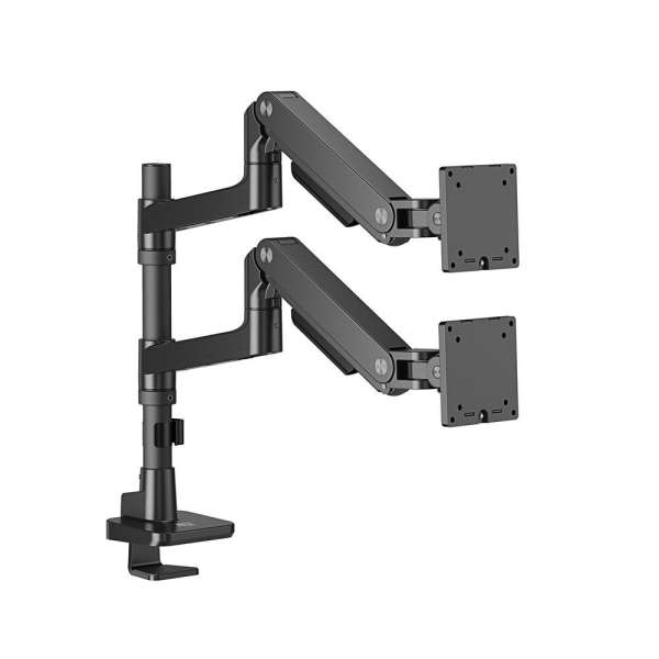 ACT AC8343 Dual Monitor Arm Office Premium with Gas Spring Pole Mounted