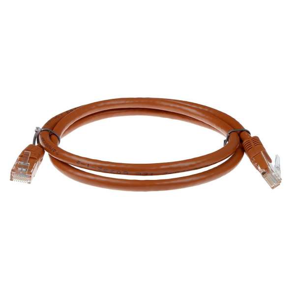 ACT CAT5e U-UTP Patch Cable 5m Brown