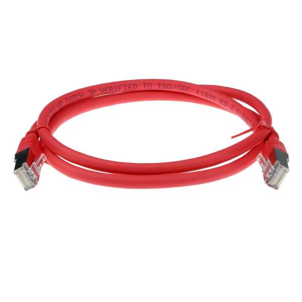 ACT CAT6 S-FTP Patch Cable 2m Red