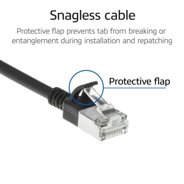 ACT CAT6A S-FTP Patch Cable 2m Black