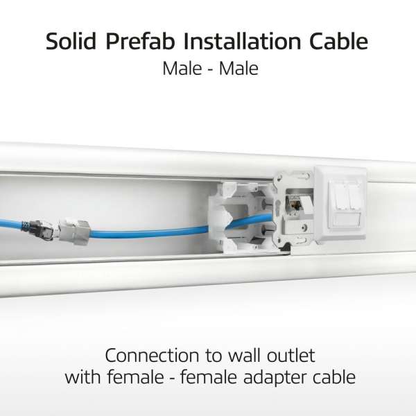 ACT CAT6A S-FTP Patch Cable 70m Blue