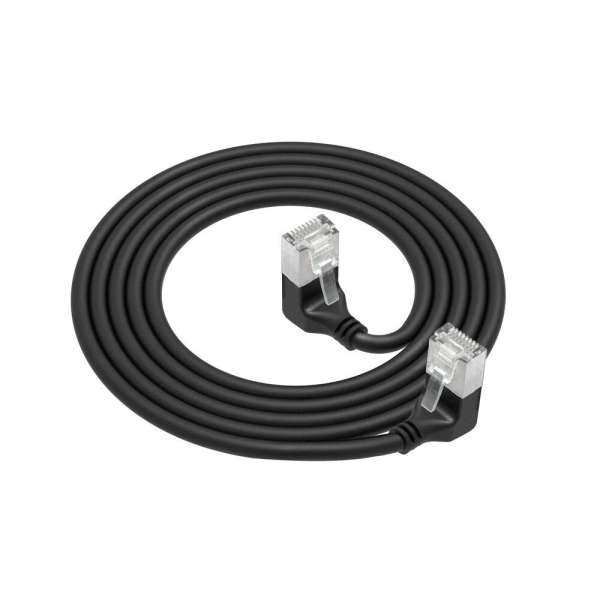 ACT CAT6A U-FTP Patch Cable 0,5m Black