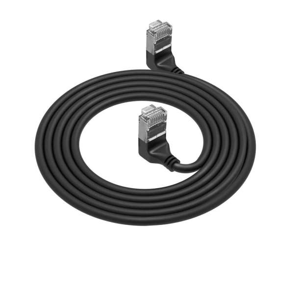 ACT CAT6A U-FTP Patch Cable 1m Black