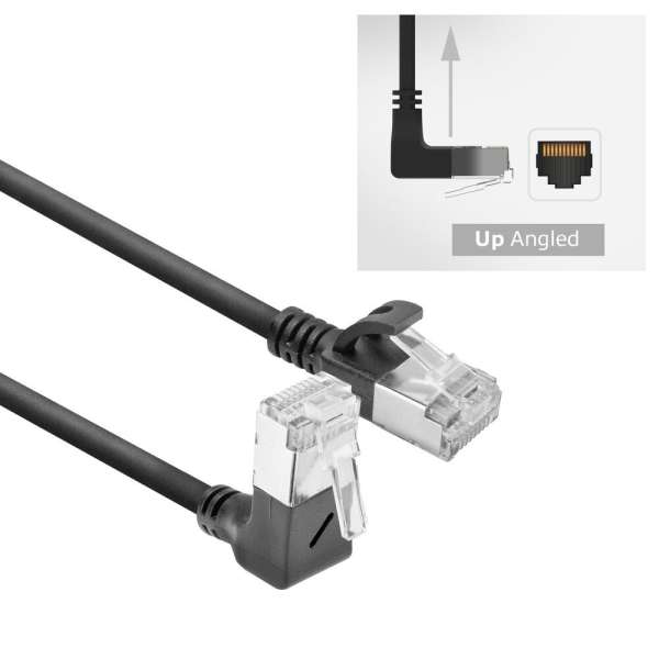 ACT CAT6A U-FTP Patch Cable 2m Black