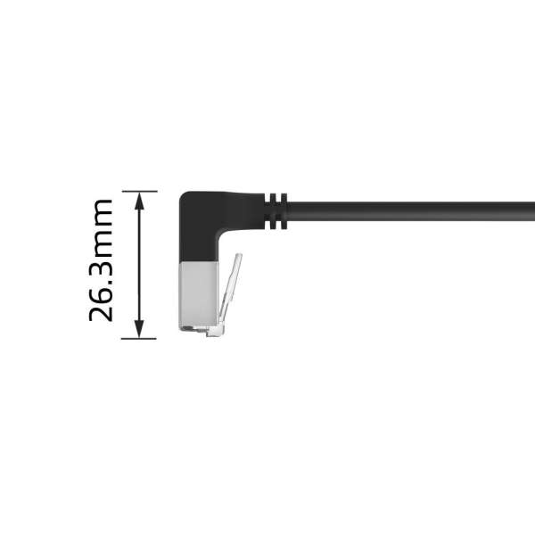 ACT CAT6A U-FTP Patch Cable 3m Black