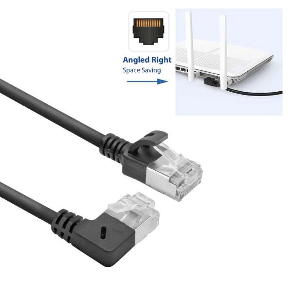 ACT CAT6A U-FTP Patch Cable 3m Black
