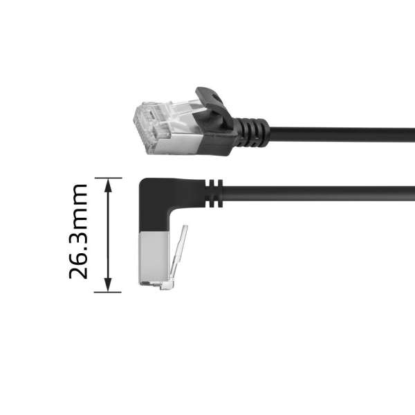 ACT CAT6A U-FTP Patch Cable 3m Black