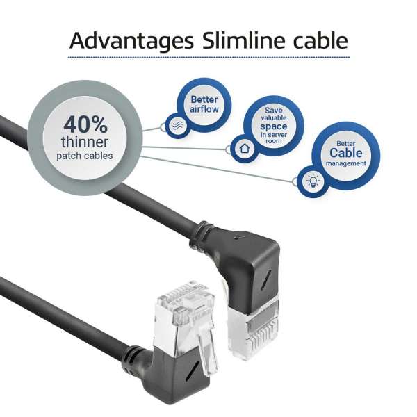 ACT CAT6A U-FTP Patch Cable 3m Black
