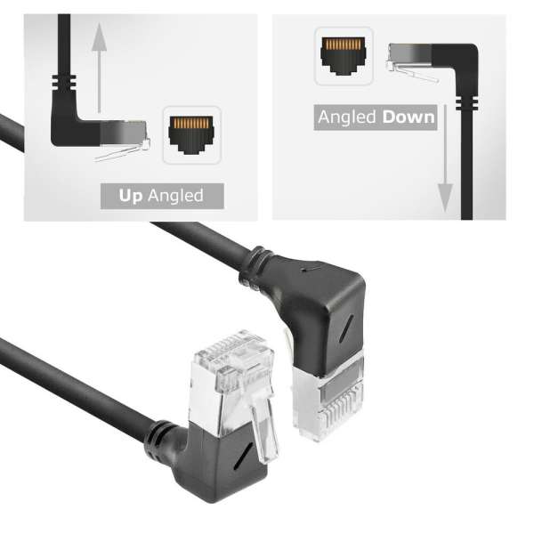 ACT CAT6A U-FTP Patch Cable 5m Black