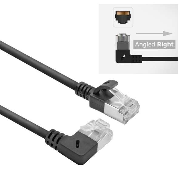 ACT CAT6A U-FTP Patch Cable 5m Black