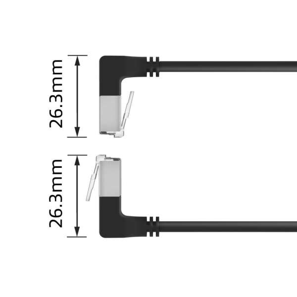 ACT CAT6A U-FTP Patch Cable 5m Black