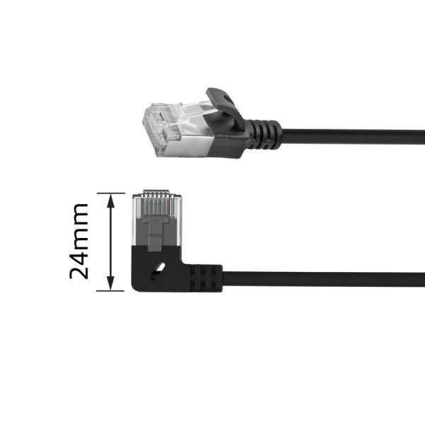 ACT CAT6A U-FTP Patch Cable 5m Black