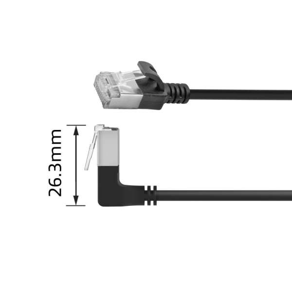 ACT CAT6A U-FTP Patch Cable 5m Black