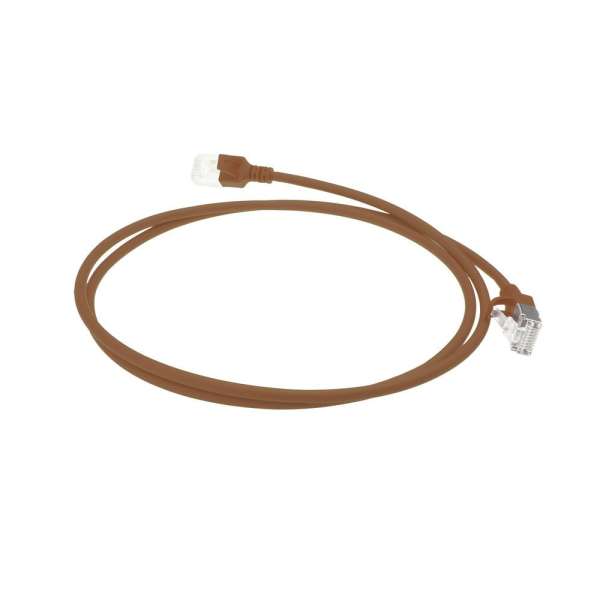 ACT CAT6A U-FTP Patch Cable 5m Brown