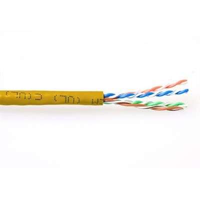 ACT CAT6A U-UTP Installation cable 305m Yellow