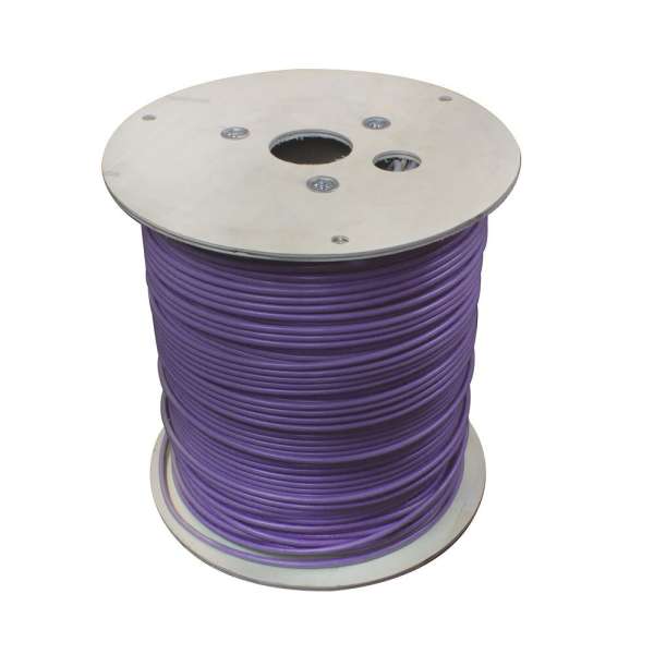 ACT CAT6A U-UTP Installation cable 500m Purple
