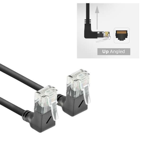 ACT CAT6A U-UTP Patch Cable 1,5m Black
