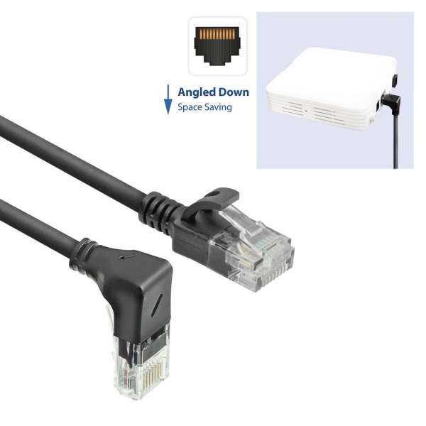 ACT CAT6A U-UTP Patch Cable 1,5m Black