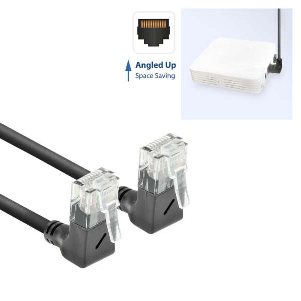 ACT CAT6A U-UTP Patch Cable 1m Black