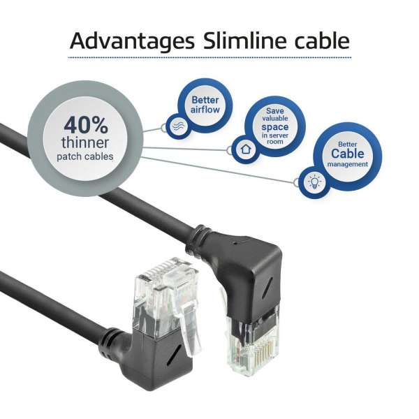 ACT CAT6A U-UTP Patch Cable 2m Black