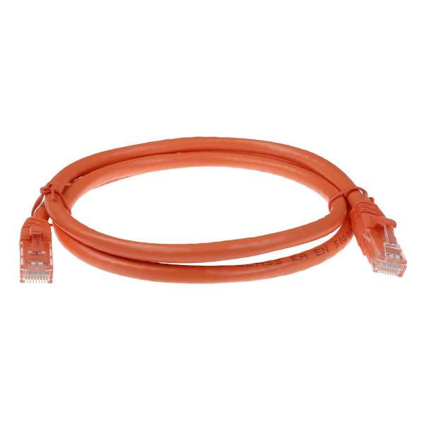 ACT CAT6A U-UTP Patch Cable 7m Orange