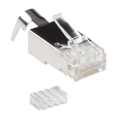 ACT FA2001 RJ45 (8P/8C) CAT6A shielded modulaire connector for round cable with solid or standed conductors 25db/cs