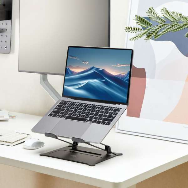ACT AC8140 Összecsukható alumínium laptop állvány fokozatmentes magasságállítással