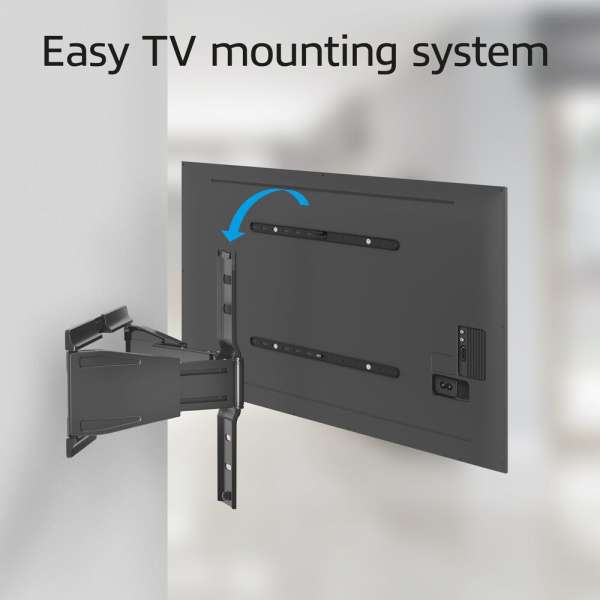 ACT Full motion TV Wall Mount ultra slim 43"-90" Black