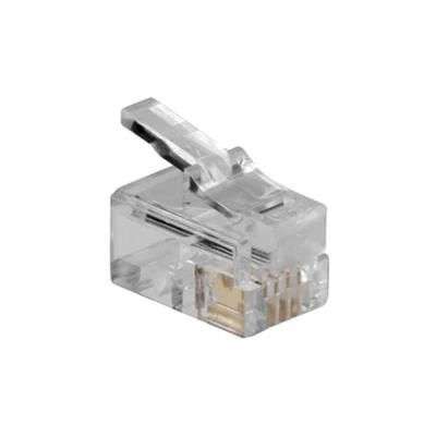ACT RJ10 (4P/4C) modulaire connector for flat cable