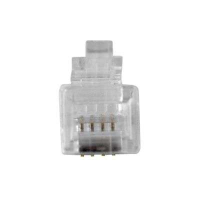 ACT RJ10 (4P/4C) modulaire connector for flat cable