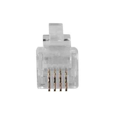 ACT RJ10 (4P/4C) modulaire connector for flat cable