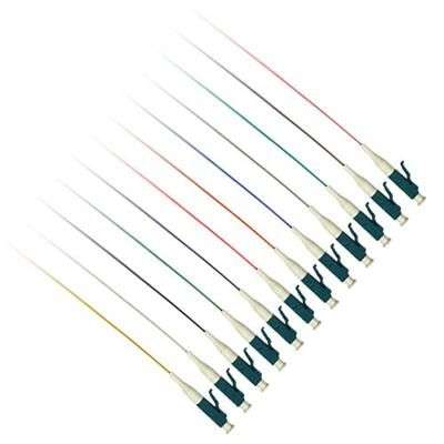 ACT LC 50/125 OM4 fiber pigtail set of 12 pieces