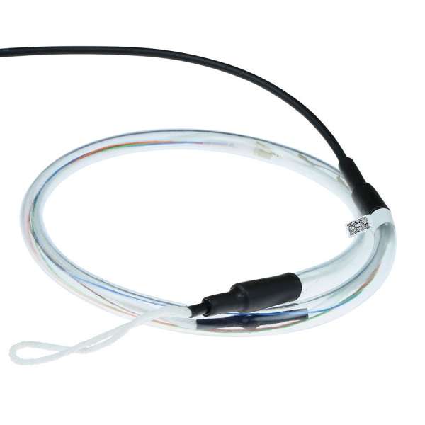 ACT Multimode 50/125 OM3 indoor/outdoor cable 4 way with LC connectors 70m Black