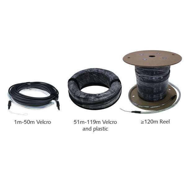 ACT Multimode 50/125 OM3 indoor/outdoor cable 4 way with LC connectors 70m Black